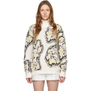 3.1 Phillip Lim flower embroidered cozy sweater